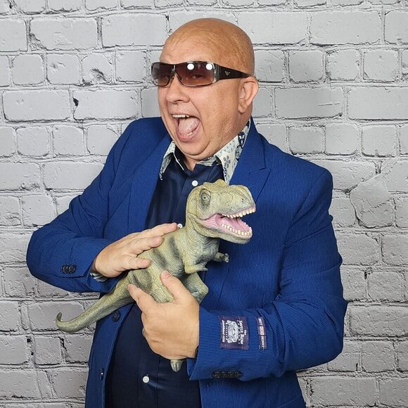 Savile Row Brixton Navy Blue Two Button Peak Lapel Jacket, Men's 40L NWT - Picture 1 of 16